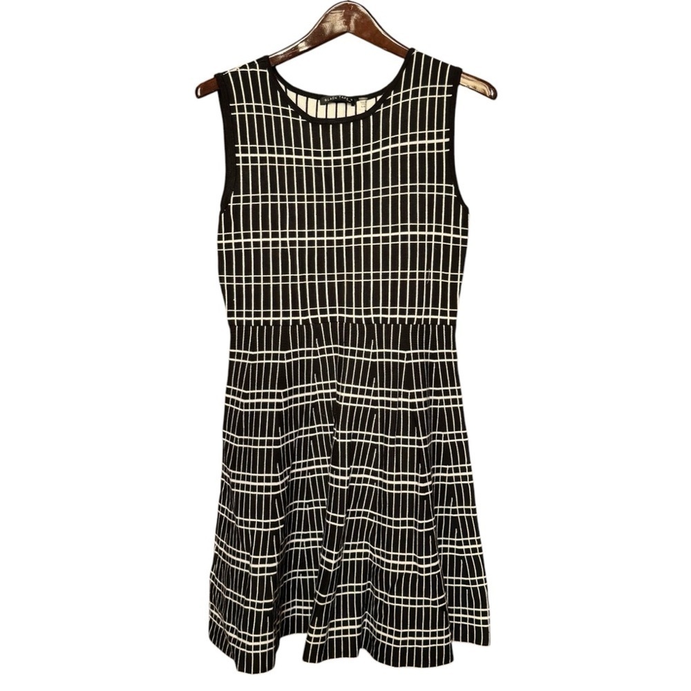 Black Tape Black And Cream Winter Sweater Dress Knit | Women’s‎ Size Large